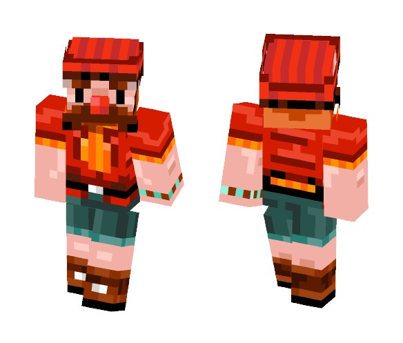Fisherman Nick (Young Santa) - Male Minecraft Skins - image 1