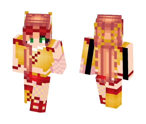 Flash Fan girl - new skin series - Girl Minecraft Skins - image 1
