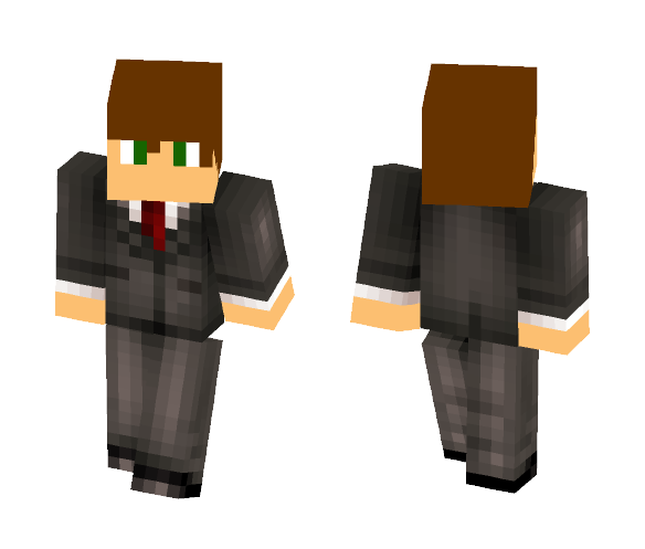 Q_man2003 In Suit - Male Minecraft Skins - image 1