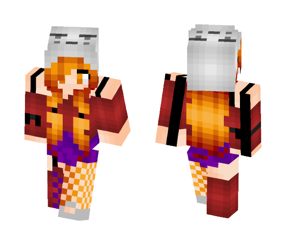 Nether Gal - Female Minecraft Skins - image 1