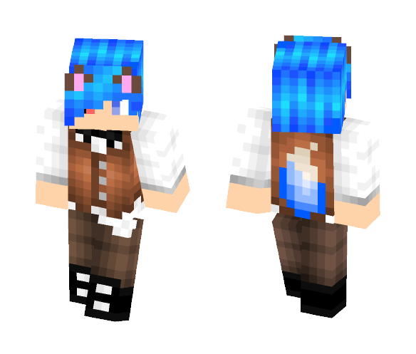 Me in a vest - Male Minecraft Skins - image 1