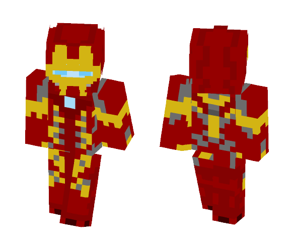 Ironman (Mark 45) (Tony) (Marvel) - Comics Minecraft Skins - image 1