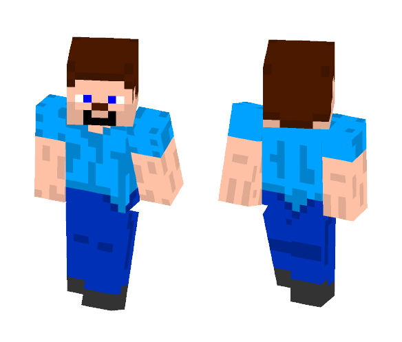 Plastic Steve - Male Minecraft Skins - image 1