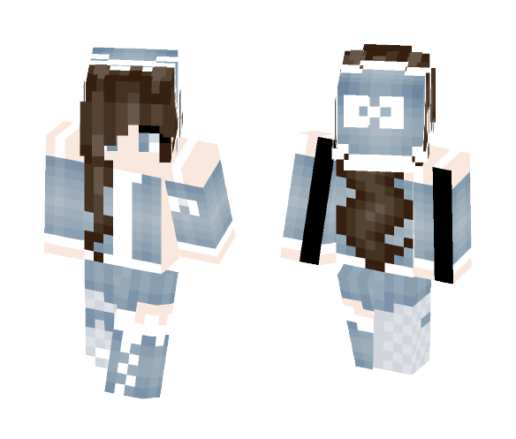 Darkest Blue - Female Minecraft Skins - image 1