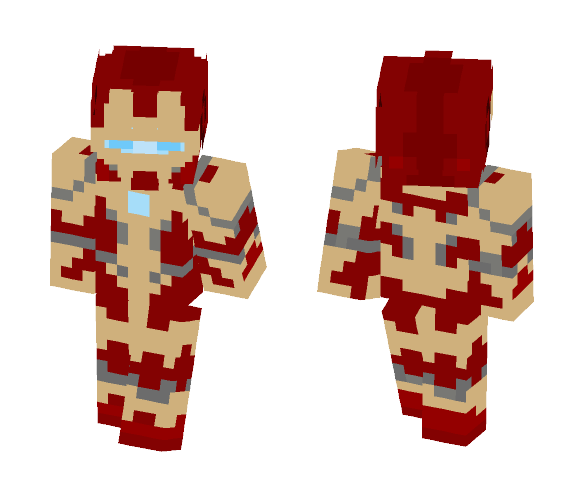 Ironman (Mark 42) (Tony) (Marvel) - Comics Minecraft Skins - image 1