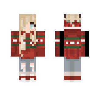 ~Christmas Girl~ (Alex form) - Christmas Minecraft Skins - image 2