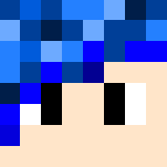 Blue Haired Boy - Boy Minecraft Skins - image 3