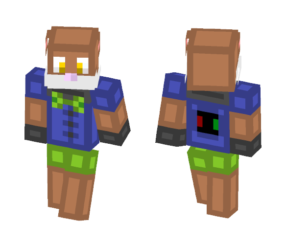 animatronic otter (Fnaf Oc) - Male Minecraft Skins - image 1