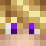 Purple Hoodie Blond - Male Minecraft Skins - image 3