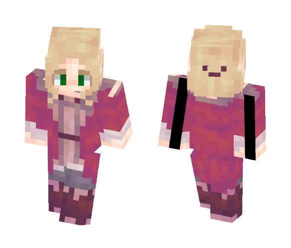LotC - Pink Coat - Female Minecraft Skins - image 1