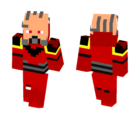 Blood Angel - Space Marine Captain - Male Minecraft Skins - image 1