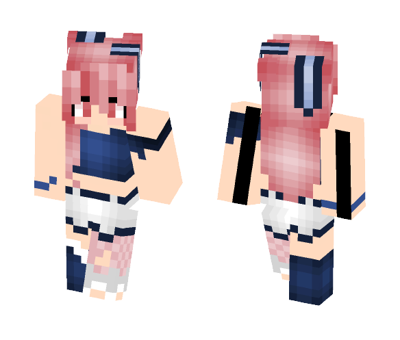 Pink or blue - Female Minecraft Skins - image 1