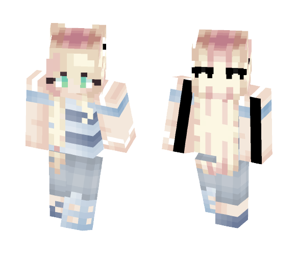 Blue is True - Female Minecraft Skins - image 1