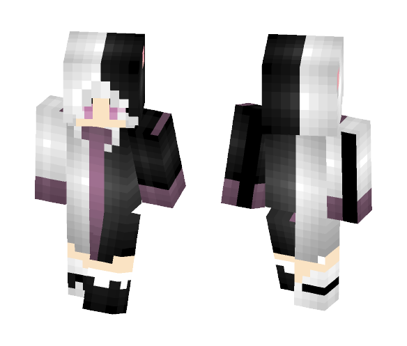 Black and White - Female Minecraft Skins - image 1