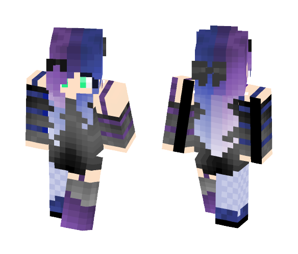 Purple Blues - Contest entry - Female Minecraft Skins - image 1