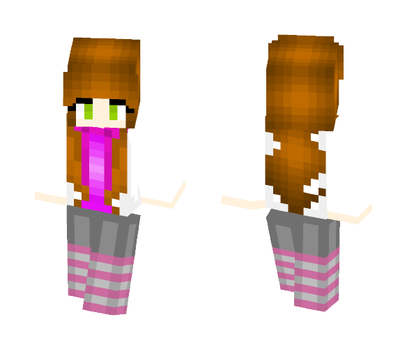 Funtime Foxy Girl - Girl Minecraft Skins - image 1