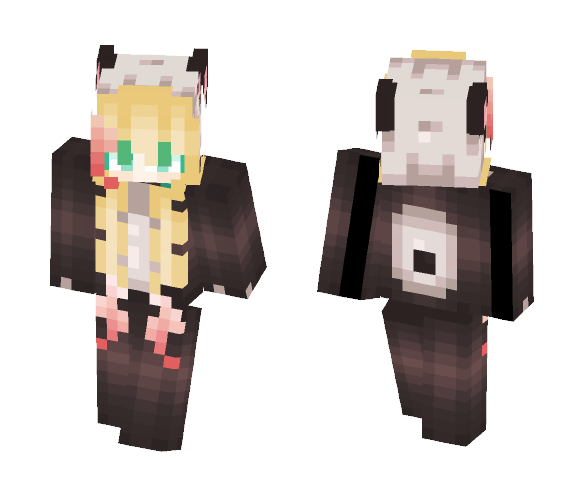 Panda Cutie - Female Minecraft Skins - image 1