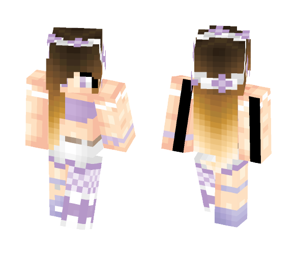 Pretty Purple - Female Minecraft Skins - image 1