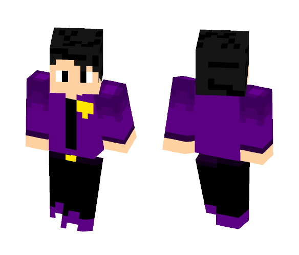 Purple Guy V.2 - Male Minecraft Skins - image 1