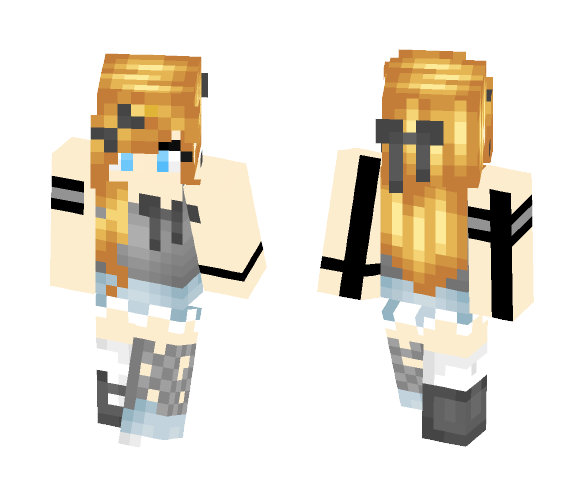 Silver Ribbons - Requested - Female Minecraft Skins - image 1