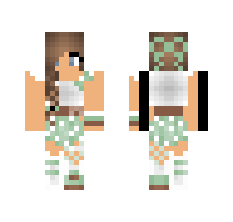 Girly Mint outfit - - Female Minecraft Skins - image 2