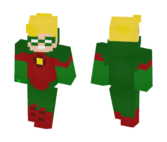 Green Lantern (Alan) (Dc) - Comics Minecraft Skins - image 1