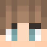 Cute Blue Sweater Boy ; spqce - Boy Minecraft Skins - image 3