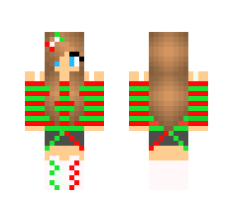 Christmas spirit Girl - Christmas Minecraft Skins - image 2