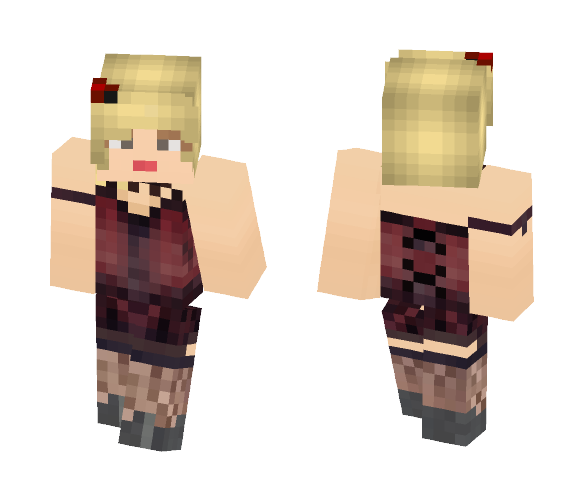 Saloon Girl - Girl Minecraft Skins - image 1