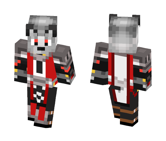Nafi In Shiny Armor. - Male Minecraft Skins - image 1