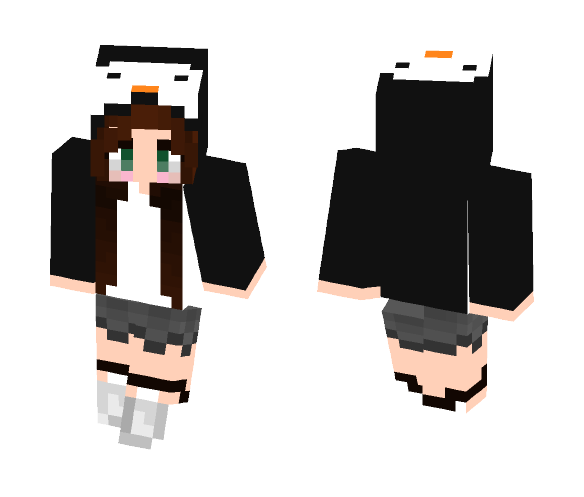 Penguin Girl - Girl Minecraft Skins - image 1