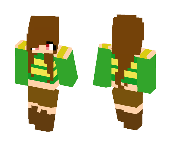 Chara (First skin) - Female Minecraft Skins - image 1