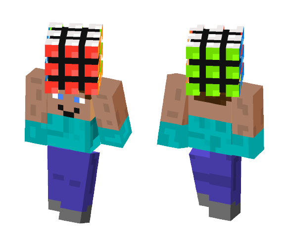 I solved a Rubik's Cube! - Male Minecraft Skins - image 1