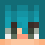 Blue haired Christmas. :D - Christmas Minecraft Skins - image 3