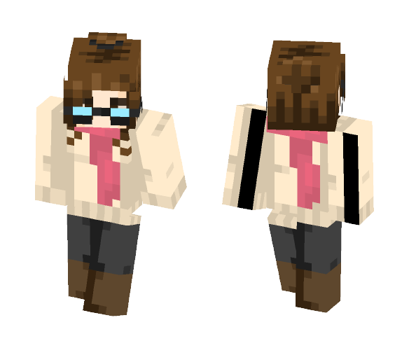 Librarian thing - Female Minecraft Skins - image 1