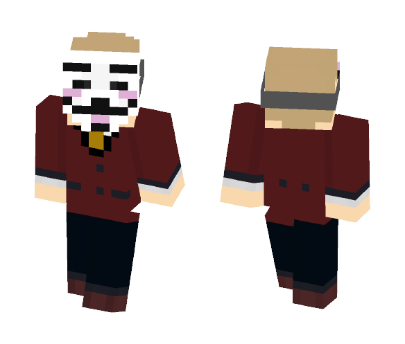 Anonymous (I had to) - Male Minecraft Skins - image 1