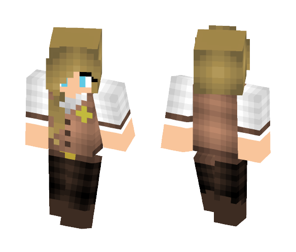 Sheriff (Girl) - Female Minecraft Skins - image 1
