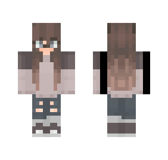 Download Girl With Wolf Ears Minecraft Skin for Free. SuperMinecraftSkins