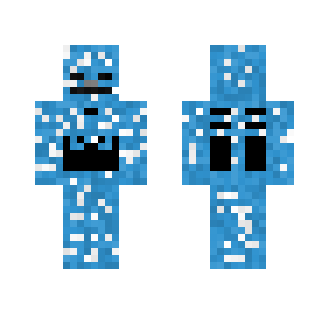 light blue powered skeleton - Interchangeable Minecraft Skins - image 2