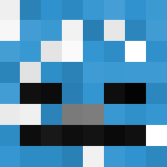light blue powered skeleton - Interchangeable Minecraft Skins - image 3