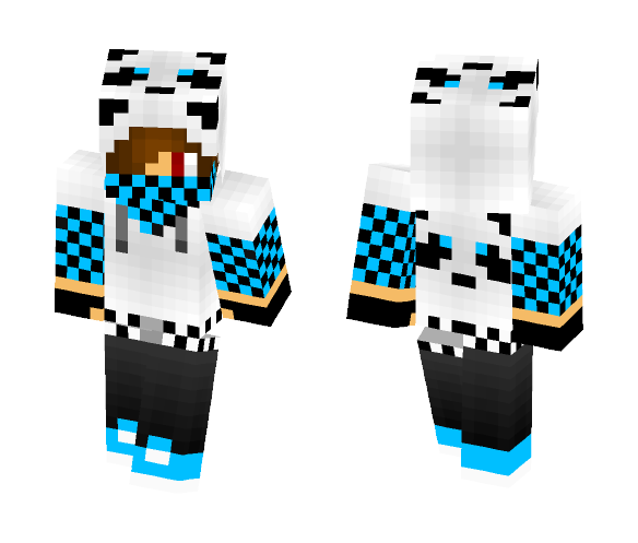 Blue Hoodie - Male Minecraft Skins - image 1
