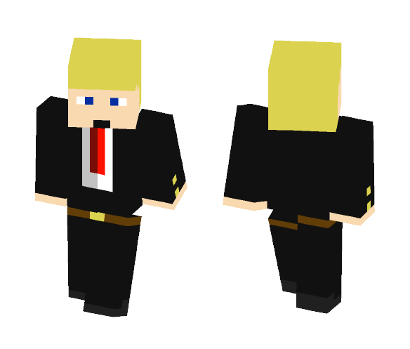 Donald John Trump - Male Minecraft Skins - image 1
