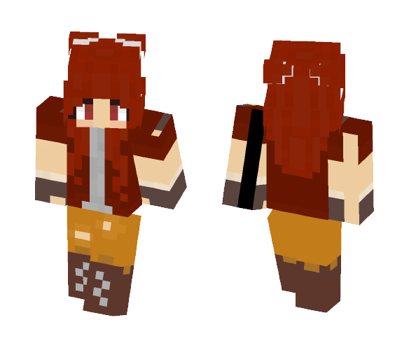 My first skin re-done! ~Fell~ - Female Minecraft Skins - image 1