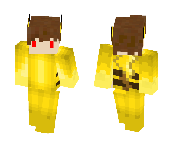 Pikachu Costume - Kians Version - Male Minecraft Skins - image 1