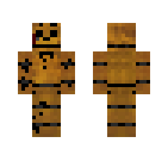 Detailed withered golden Freddy