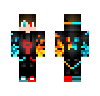 Fire & Ice cool boy - Boy Minecraft Skins - image 2