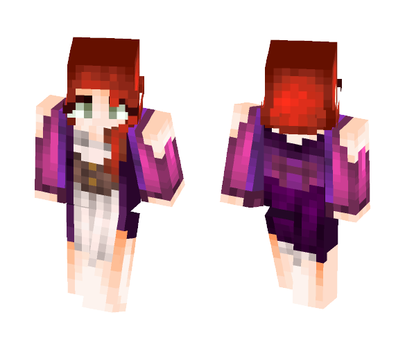 oc (?) Silken gown - Female Minecraft Skins - image 1