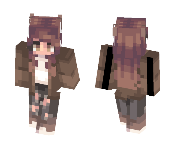 Brains and Brown ~Clia ♡ - Female Minecraft Skins - image 1