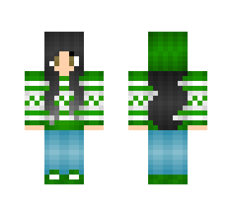 green sweater girl - Girl Minecraft Skins - image 2