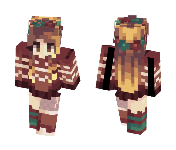 Holiday Magic - Female Minecraft Skins - image 1